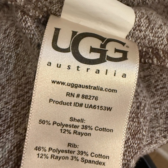 UGG Women's Heathered tan Cardigan - Picture 4 of 5